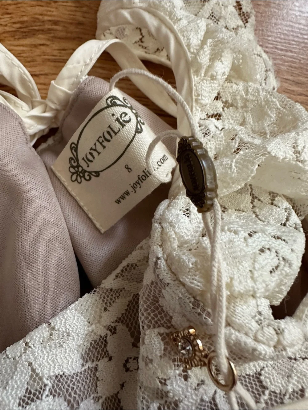 NWT Joyfolie Arly Dress in Birch Size 8Y